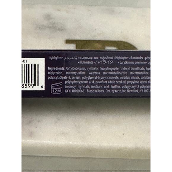 Tarte Maracuja NIB Juicy Glow Highlighter Brightener 0.07 Oz/2 g - Amber Glow - Picture 5 of 5